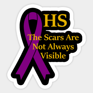 Hidradenitis Suppurativa HS The Scars Are Not Always Visible Sticker